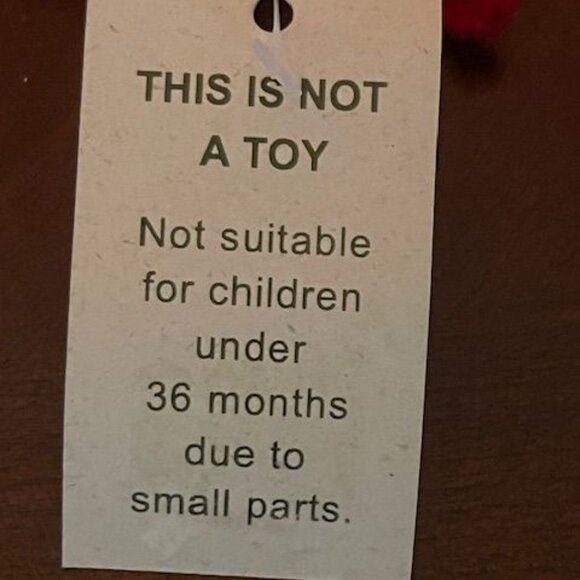 Handmade 100% Wool Knit Christmas Ornaments Set - Mitten Hat & Ball Decoration - Picture 7 of 8